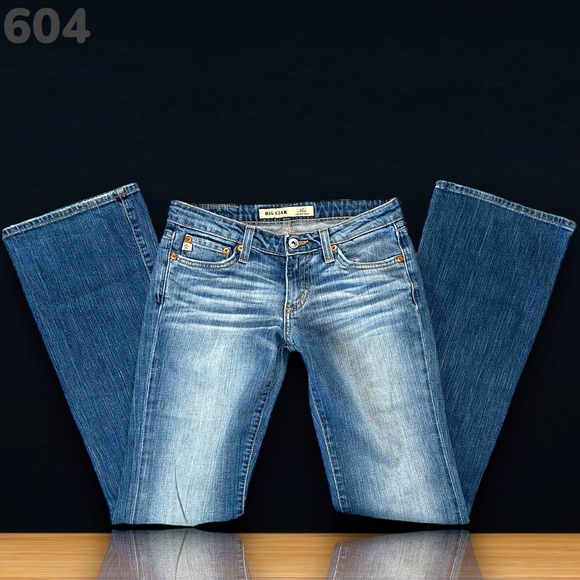 Big Star Denim - Big Star Bootcut Jeans “Mia” 26 Reg 28x32.5 Low Stretch Rodeo Cowgirl Western